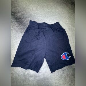 Champion Toddler Boys 4T Navy Blue Athletic Shorts, Size Big C Logo Cotton Mesh
